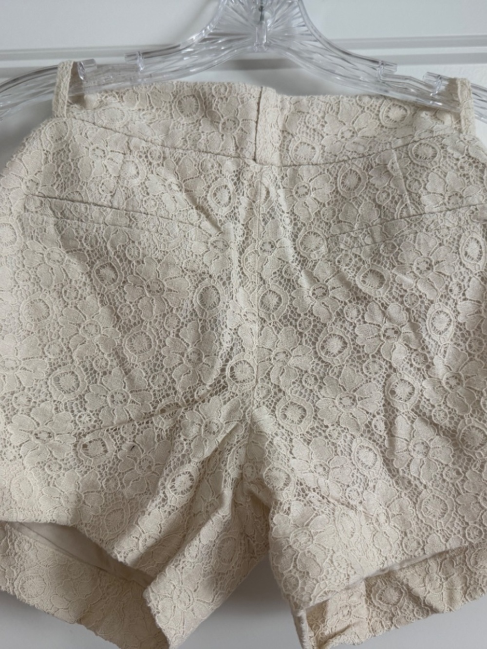 LOFT Cream Lace Shorts - Picture 3 of 3